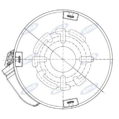 Aluminum Bottom Plate for Sliding Protection Cone - AMAIreland - 
