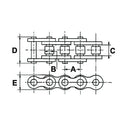 ASA - American Standard Chain - Heavy Duty - Simplex ASA 60H - 5M Roll