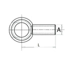 Banjo Eye Coupling - Short 1/4" - AMAIreland - 