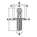 Barrow Wheel with Steel Rim & Axle -  Ø:370mm - AMAIreland - 