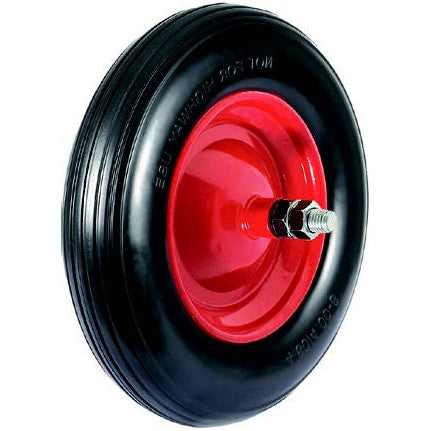 Barrow Wheel with Steel Rim & Axle Ø: 397mm - AMAIreland - 