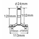 Beacon Pole - T Bracket - AMAIreland - 