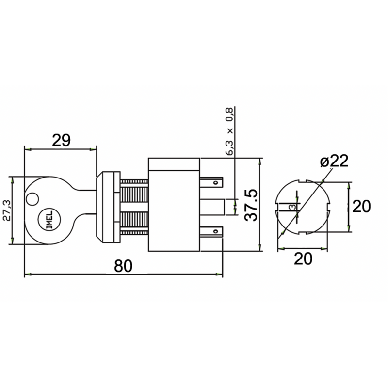 Bosch Ignition Switch - Universal Fitting - AMAIreland - 