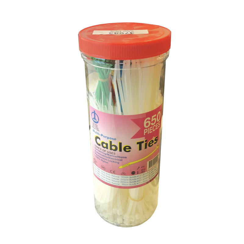 Cable Ties - Assorted (650 Pcs) - AMAIreland - 