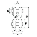 Chain Joiner with Pin - Capacity 750KG - AMAIreland - 