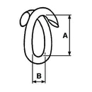 Chain Repair Lap/Split Link - Galvanised