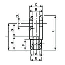 Clevis 2 Leg - M12 x 86mm - AMAIreland - 