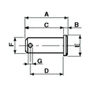Clevis Pin With Hole - 16MM