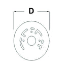 Cone Backing Plates - Metal - AMAIreland - 