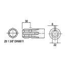 Coupler for Hydraulic Pump - 1 3/8” - Z6 (6 Spline)