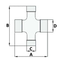 Cross Units for Wide Angle Shaft - CAT 4 - AMAIreland - 