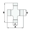 Cross Unit for Wide Angle Shaft - CAT 4
