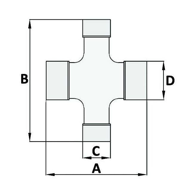 Cross Units for Wide Angle Shaft - CAT 6 - AMAIreland - 