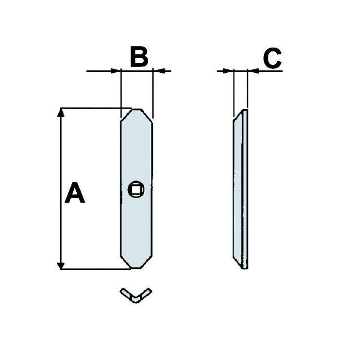 Cultivation - Spring Tine Points -  Length 195mm - AMAIreland - 