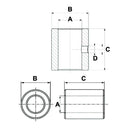 Cylinder Bush - M8x1