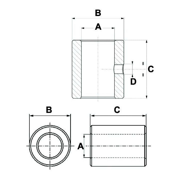 Cylinder Bush - IN: 30mm OU: 60mm - AMAIreland - 