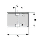 Mounting Bush (Female - Female) M10 Thread