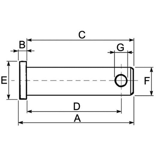 "D" Shackle Pin - Thickness 16mm - AMAIreland - 