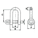 Dee Shackle - 3/8" - 10mm - AMAIreland - 