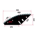 Diet Feeder Blade - Kverneland - AMAIreland - 