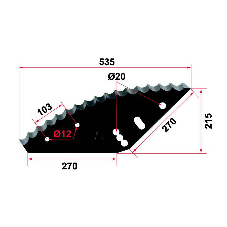 Diet Feeder Blade - Kverneland - AMAIreland - 