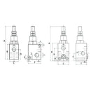 Direct High Pressure Valve - Screw - 1/4" BSP