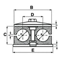 Double Hose Clamp Ø 22mm - AMAIreland - 