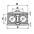 Double Hose Clamp - Ø: 8MM