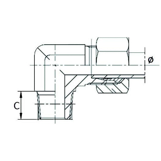 Elbow Coupling 1/2" - 15L - AMAIreland - 