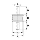 Engine Mounting - Male / Male Thread End M8 - AMAIreland - 