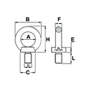 Eyebolt with Male Thread - M10 - AMAIreland - 