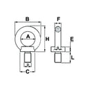 Eyebolt with Male Thread - M10