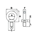 Eyebolt with Male Thread - M16 - AMAIreland - 