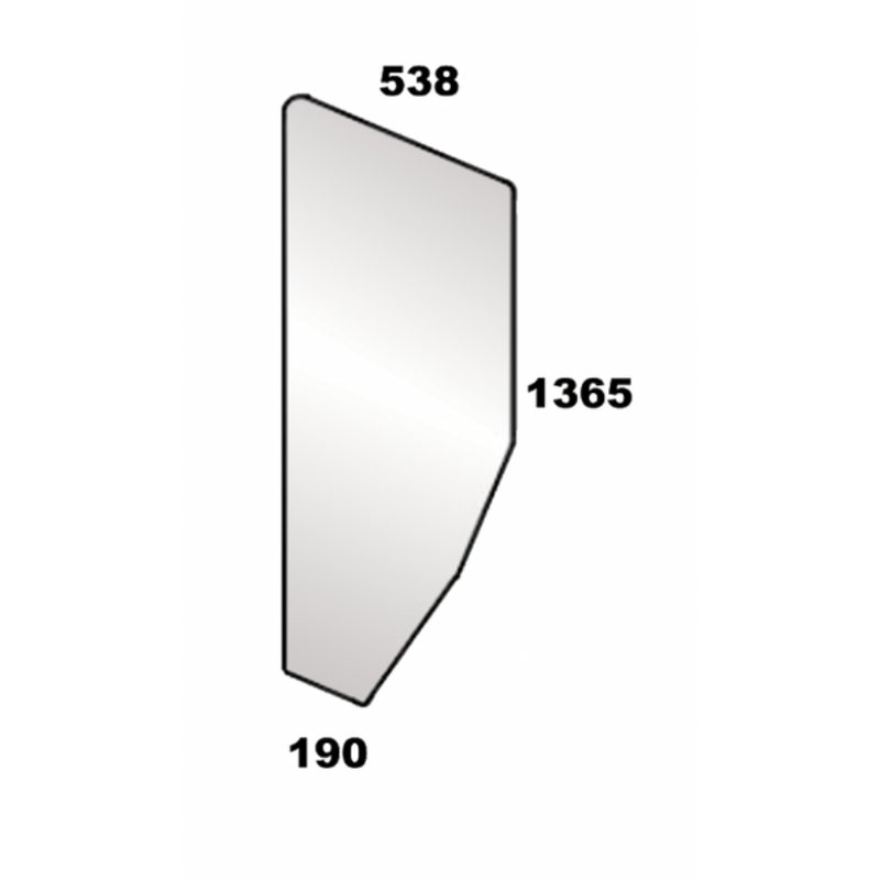 Fiat  - Super Comfort Cab L/H Door Glass - AMAIreland - 