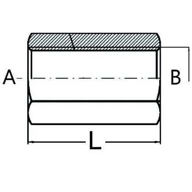 Fixed Female Adaptor - 1/4" - AMAIreland - 