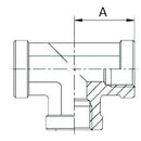 Fixed Tee Piece - Female 3/8" - AMAIreland - 