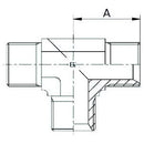 Fixed Tee Piece - Male - 1/2" - AMAIreland - 