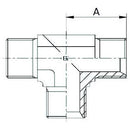 Fixed Tee Piece - Male - 1/2"