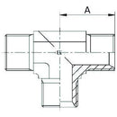 Fixed Tee Piece - Male - 3/8"