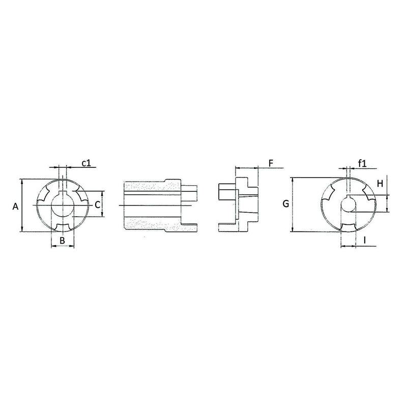 Flexible Coupling for Bell Housing 74mm - AMAIreland - 