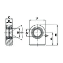 GF..DO Series Weldable Rod End - ID 25mm - AMAIreland - 