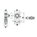 GIHRK..DO Series Bolt Clamp Rod End - ID 63mm - AMAIreland - 
