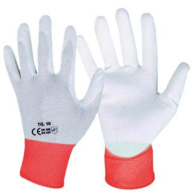 Gloves - Elasticated Nylon with Polyurethane Palm Coating - AMAIreland - 