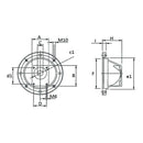 Group 2 Motor Bell Housing - 92mm - AMAIreland - 