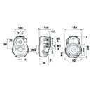 Group 2 Reducer for Orbital Motors - KP & KR - Ø 25mm