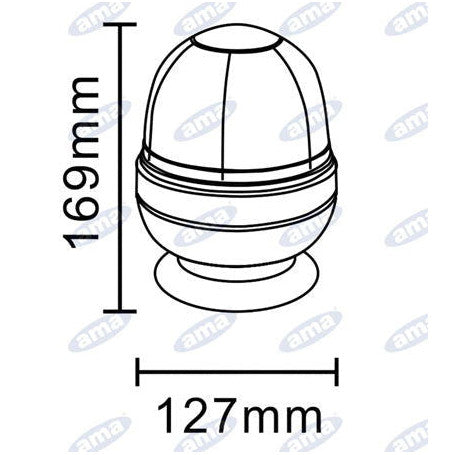 Halogen Rotating Magnetic Beacon - AMAIreland - 