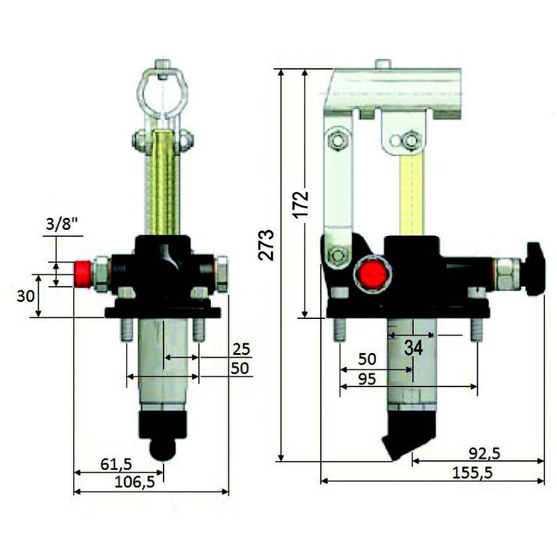 Hand Pump - Single Acting - 25cc - AMAIreland - 