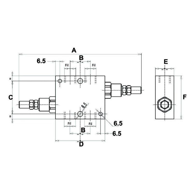 High Pressure Cross Over Valves 1/2"BSP - AMAIreland - 