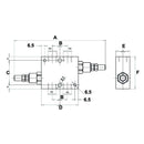 High Pressure Cross Over Valves 3/8"BSP - AMAIreland - 