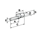 Hinge Pin - Length 105mm - AMAIreland - 